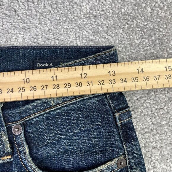 Citizens of Humanity Rocket Jeans Women's 25 Blue Skinny High Rise Dark Denim - Picture 9 of 13